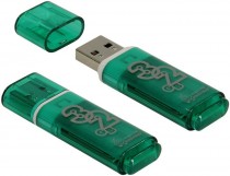 Флеш диск SMARTBUY 32 Гб, USB 2.0, Glossy Green (SB32GBGS-G)