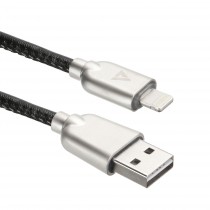 Кабель ACD USB - Lightning, чёрный, 1м (ACD-U926-P5B)