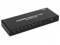 Разветвитель VCOM HDMI Spliitter 1=8 3D Full-HD 1.4v, каскадируемый HDP108 (VDS8048D)