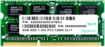 Память APACER 8 Гб, DDR-3, 12800 Мб/с, CL11, 1.35 В, 1600MHz, AS08GFA60CATBGJ, SO-DIMM (DV.08G2K.KAM)