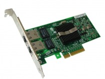 Сетевая карта INTEL интерфейс PCI-E, скорость 1 Гбит/c, 2 разъёма RJ-45, OEM (EXPI9402PTBLK)