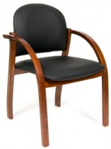 Кресло CHAIRMAN 659 Terra черный матовый/тем.орех (6066646)