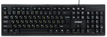 Клавиатура ГАРНИЗОН USB, черный, поверхность- карбон (GK-120)