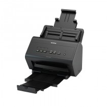 Сканер BROTHER протяжный, A4, USB 2.0, Ethernet, 600x600 dpi, двустороннее устройство автоподачи, CIS, ADS-2400N (ADS2400NUN1)