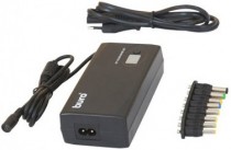 Адаптер питания BURO ручной 90W 12V-24V 11-connectors 1xUSB 1A от бытовой электросети LED индикатор (BUM-1245M90)