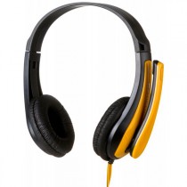 Гарнитура CANYON проводные наушники с микрофоном, накладные, mini jack 3.5 мм, 20-20000 Гц, импеданс: 32 Ом, CNS-CHSC1 Black/Yellow, жёлтый, чёрный (CNS-CHSC1BY)