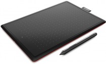 Графический планшет WACOM One CTL-672 USB черный/красный (CTL-672-N)