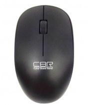 Мышь CBR беспроводная (радиоканал), оптическая, 1000 dpi, USB, CM410, CM-410, чёрный (CM 410 Black)