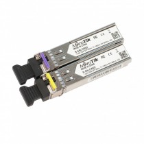 Трансивер MIKROTIK Комплект из 2 штук SFP modules, S-45LC80D (1.25G SM 80km T1490nm/R1550nm, Single LC-connector) + S-54LC80D (1.25G SM 80km T1550nm/R1490nm, Single LC-connector) (S-4554LC80D)