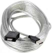 Удлинитель VCOM USB2.0, A (male) - A (female), 25m (VUS7049-25M)