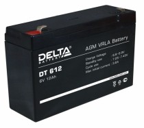 Аккумуляторная батарея DELTA ёмкость 12 Ач, напряжение 6 В, DT612 (DT 612)