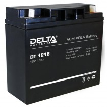 Аккумуляторная батарея DELTA BATTERY ёмкость 18 Ач, напряжение 12 В, DT1218 (DT 1218)