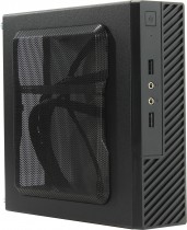 Корпус POWERMAN Slim-Desktop, 60 Вт, 2xUSB 3.0, ME-100S 60W, чёрный (6120093)