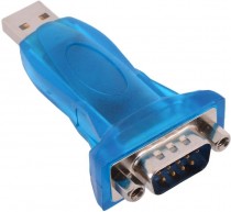 Переходник ORIENT USB Am to RS232 DB9M WCH CH340, поддерж.Win 8.x/10, крепеж разъема - гайки (UAS-012)