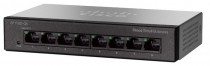 Коммутатор CISCO неуправляемый, 8 портов Ethernet 100 Мбит/с, поддержка PoE/PoE+ (SF110D-08HP-EU)