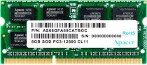 Память APACER 8 Гб, DDR3, 12800 Мб/с, CL11, 1.5 В, 1600MHz, SO-DIMM (DS.08G2K.KAM)