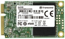 SSD накопитель TRANSCEND 64 Гб, внутренний SSD, mSATA (mini SATA), чтение: 550 Мб/сек, запись: 400 Мб/сек, TLC, 230S (TS64GMSA230S)