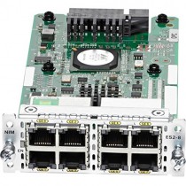 Модуль CISCO расширения 8-port POE/POE+ Layer 2 GE Switch Network Interface Module (NIM-ES2-8-P=)