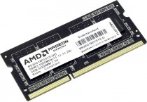Память AMD 2 Гб, DDR-3, 12800 Мб/с, CL11-11-11-28, 1.5 В, 1600MHz, SO-DIMM, R5 Entertainment Series Black (R532G1601S1S-U)