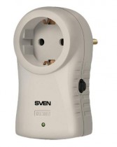 Сетевой фильтр SVEN SF-S1 (1 розетка), серый (SV-015787)