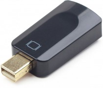 Переходник CABLEXPERT miniDisplayPort - HDMI 20M/20F, 20M/19F, черный, пакет (A-mDPM-HDMIF-01)
