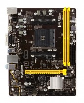 Материнская плата BIOSTAR Socket AM4, AMD A320, 2xDDR4, 2xUSB3.1, VGA, HDMI, mATX (A320MH)
