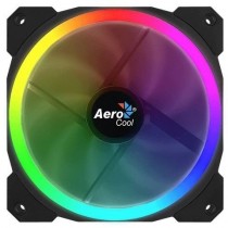 Вентилятор для корпуса AEROCOOL 120 мм, 1200 об/мин, 55.9 CFM, 14.1 дБ, 3-pin, разноцветная подсветка (ORBIT 120 RGB)