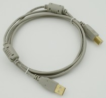 Кабель USB A(m) USB B(m) серый, 1.8м