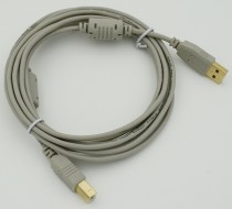 Кабель BEHPEX USB A(m) USB B(m) серый, 3м