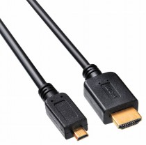 Кабель BURO аудио-видео HDMI (m)/Micro HDMI (m) 3м. черный