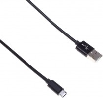 Кабель BURO micro USB B (m) USB A(m) 1м черный (BHP RET LGHT-B)