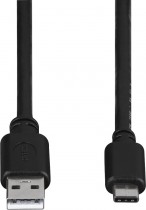 Кабель HAMA USB Type-C (m) USB A(m) 1.8м черный (00135741)