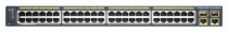 Коммутатор CISCO управляемый, уровень 3, 48 портов Ethernet 1 Гбит/с, 4 uplink/стек/SFP (до 1 Гбит/с), установка в стойку, USB-порт, 128 МБ встроенная память, 512 МБ RAM (WS-C2960X-48TS-L)