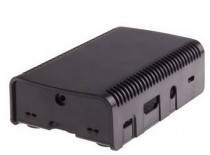 Корпус RASPBERRY PI 3 Model B , 2-piece black case ASM-1900040-21, совместим с креплением VESA Mount (103-4300) (Raspberry Pi 3 B Case Black (103-4300))