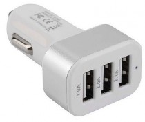 АЗУ CABLEXPERT сила тока 2.1 A, 3x USB (MP3A-UC-CAR17)