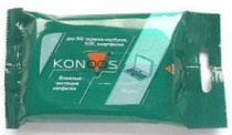 Салфетка KONOOS для экранов, покетпак 15 шт. (Konoos KSN-15)